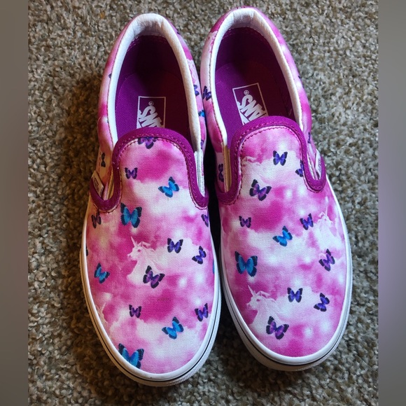 Vans Shoes Butterfly Print Girl Vans Poshmark